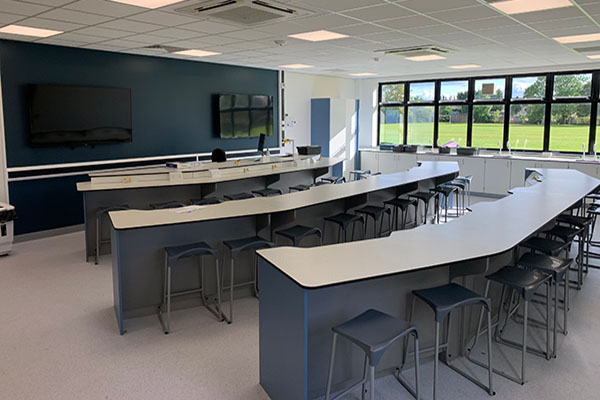 New classroom constructed after using WGM BC services to obtain CIF funding