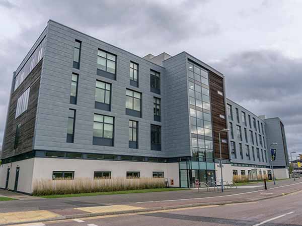 Large office building perfectly built after using building surveying services