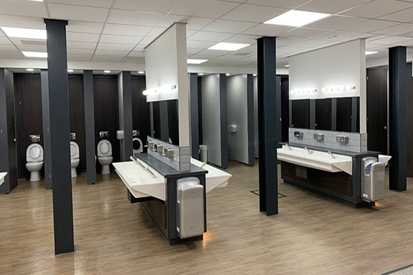 office bathroom with the help of Principal designer CDM